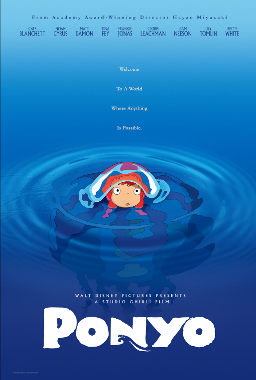 Ponyo on the Cliff by the Sea (2009)